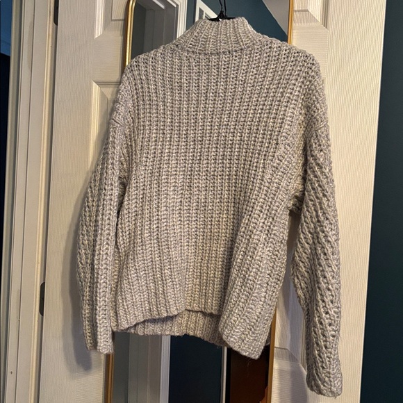 Express Gray and silver Knit Sweater - Picture 5 of 5